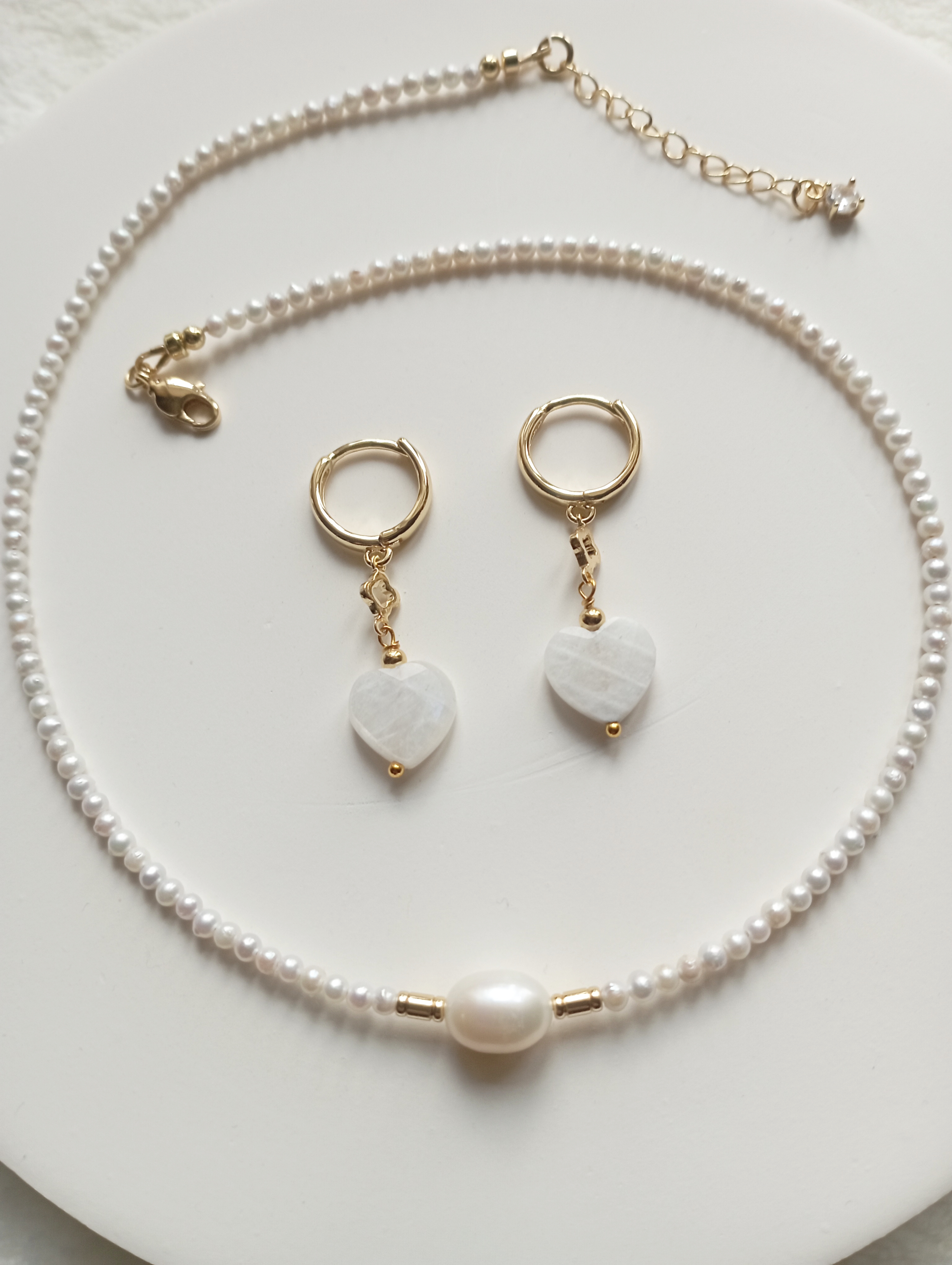 Изображение товара: Чокер и серьги  Нежность